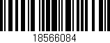 Código de barras (EAN, GTIN, SKU, ISBN): '18566084'