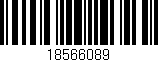 Código de barras (EAN, GTIN, SKU, ISBN): '18566089'
