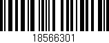 Código de barras (EAN, GTIN, SKU, ISBN): '18566301'