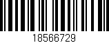 Código de barras (EAN, GTIN, SKU, ISBN): '18566729'