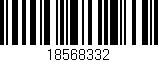 Código de barras (EAN, GTIN, SKU, ISBN): '18568332'