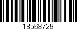 Código de barras (EAN, GTIN, SKU, ISBN): '18568729'