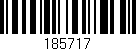 Código de barras (EAN, GTIN, SKU, ISBN): '185717'