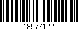 Código de barras (EAN, GTIN, SKU, ISBN): '18577122'