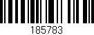 Código de barras (EAN, GTIN, SKU, ISBN): '185783'