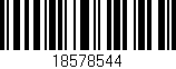 Código de barras (EAN, GTIN, SKU, ISBN): '18578544'