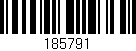 Código de barras (EAN, GTIN, SKU, ISBN): '185791'
