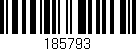 Código de barras (EAN, GTIN, SKU, ISBN): '185793'