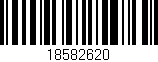Código de barras (EAN, GTIN, SKU, ISBN): '18582620'