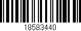 Código de barras (EAN, GTIN, SKU, ISBN): '18583440'