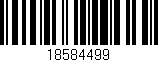 Código de barras (EAN, GTIN, SKU, ISBN): '18584499'