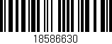 Código de barras (EAN, GTIN, SKU, ISBN): '18586630'