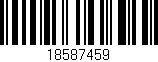 Código de barras (EAN, GTIN, SKU, ISBN): '18587459'