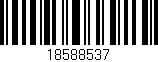 Código de barras (EAN, GTIN, SKU, ISBN): '18588537'