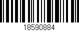 Código de barras (EAN, GTIN, SKU, ISBN): '18590884'