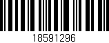 Código de barras (EAN, GTIN, SKU, ISBN): '18591296'