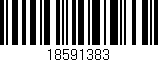Código de barras (EAN, GTIN, SKU, ISBN): '18591383'