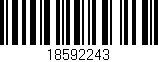 Código de barras (EAN, GTIN, SKU, ISBN): '18592243'