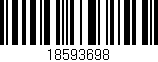Código de barras (EAN, GTIN, SKU, ISBN): '18593698'