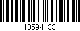 Código de barras (EAN, GTIN, SKU, ISBN): '18594133'