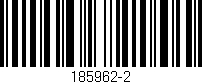 Código de barras (EAN, GTIN, SKU, ISBN): '185962-2'