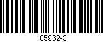 Código de barras (EAN, GTIN, SKU, ISBN): '185962-3'