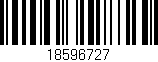 Código de barras (EAN, GTIN, SKU, ISBN): '18596727'