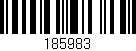 Código de barras (EAN, GTIN, SKU, ISBN): '185983'
