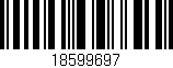 Código de barras (EAN, GTIN, SKU, ISBN): '18599697'