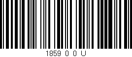 Código de barras (EAN, GTIN, SKU, ISBN): '1859_0_0_U'
