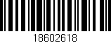 Código de barras (EAN, GTIN, SKU, ISBN): '18602618'