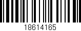 Código de barras (EAN, GTIN, SKU, ISBN): '18614165'