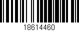 Código de barras (EAN, GTIN, SKU, ISBN): '18614460'