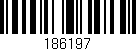 Código de barras (EAN, GTIN, SKU, ISBN): '186197'