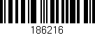 Código de barras (EAN, GTIN, SKU, ISBN): '186216'