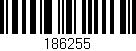 Código de barras (EAN, GTIN, SKU, ISBN): '186255'