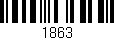 Código de barras (EAN, GTIN, SKU, ISBN): '1863'
