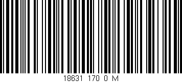Código de barras (EAN, GTIN, SKU, ISBN): '18631_170_0_M'