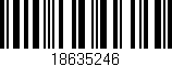 Código de barras (EAN, GTIN, SKU, ISBN): '18635246'