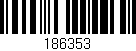 Código de barras (EAN, GTIN, SKU, ISBN): '186353'