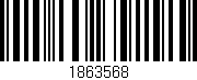 Código de barras (EAN, GTIN, SKU, ISBN): '1863568'