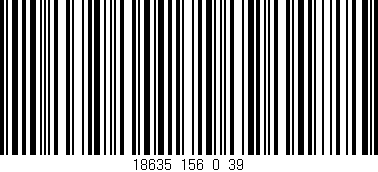 Código de barras (EAN, GTIN, SKU, ISBN): '18635_156_0_39'