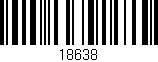 Código de barras (EAN, GTIN, SKU, ISBN): '18638'