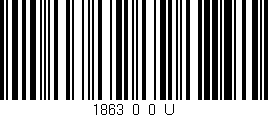 Código de barras (EAN, GTIN, SKU, ISBN): '1863_0_0_U'