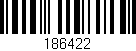 Código de barras (EAN, GTIN, SKU, ISBN): '186422'