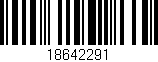 Código de barras (EAN, GTIN, SKU, ISBN): '18642291'