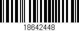 Código de barras (EAN, GTIN, SKU, ISBN): '18642448'
