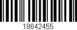 Código de barras (EAN, GTIN, SKU, ISBN): '18642455'