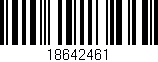 Código de barras (EAN, GTIN, SKU, ISBN): '18642461'