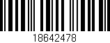 Código de barras (EAN, GTIN, SKU, ISBN): '18642478'